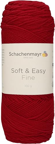 Schachenmayr Soft & Easy Fine, 100G rot Handstrickgarne von Schachenmayr since 1822