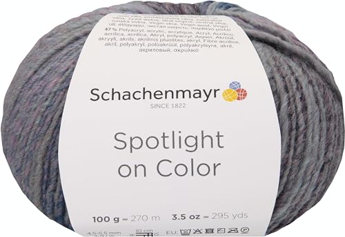 Schachenmayr Spotlight On Color, 100G grey color Handstrickgarne von Schachenmayr since 1822