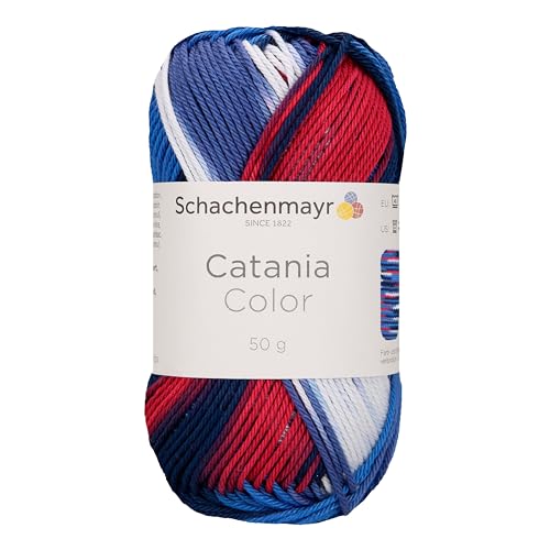 Schachenmayr Strickwolle Catania Color 50g aus Baumwolle Handarbeit Strickgarn Farbe 00242 von Schachenmayr since 1822