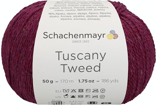 Schachenmayr Tuscany Tweed, 50G himbeer Handstrickgarne von Schachenmayr since 1822