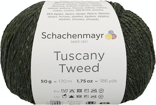 Schachenmayr Tuscany Tweed, 50G oliv Handstrickgarne von Schachenmayr since 1822