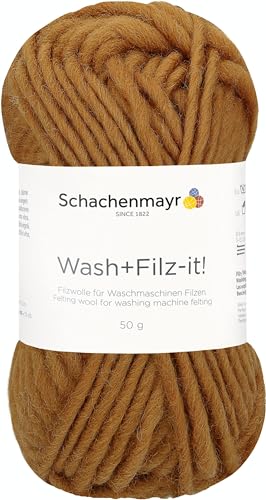 Schachenmayr Wash+Filz-It!, 50G gold Filzgarne von Schachenmayr since 1822