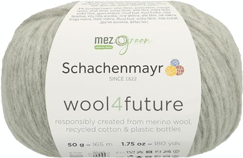 Schachenmayr Wool4Future, 50G light grey Handstrickgarne von Schachenmayr since 1822