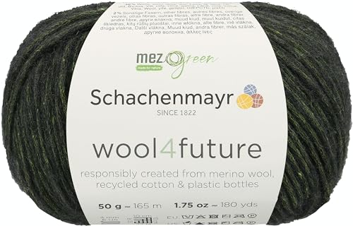 Schachenmayr Wool4Future, 50G Moss Green Handstrickgarne von Schachenmayr since 1822