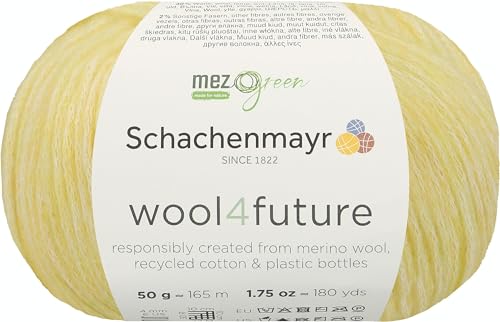 Schachenmayr Wool4Future, 50G Pale Yellow Handstrickgarne von Schachenmayr since 1822