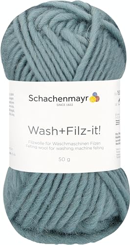 Schachenmayr Wash+Filz-It!, 50G aqua Filzgarne von Schachenmayr since 1822