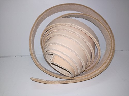 Schachenmayr since 1822 Blanklederriemen rein pflanzlich gegerbt Natur punzierbar Länge 210 cm Breite 2 cm Lederstärke 3,5 mm von Schachenmayr since 1822