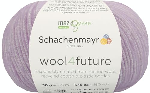 Schachenmayr wool4future, 9807594-00040, Farbe: Frozen Lavender, 50g, Handstrickgarne von Schachenmayr since 1822