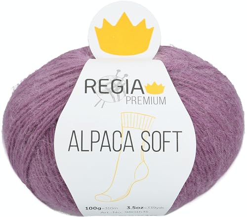 Schachenmayr Regia Premium Alpaca Soft, 100G mauve Handstrickgarne Schachenmayr Regia Premium Alpaca Soft, 100G mauve Handstrickgarne von Regia