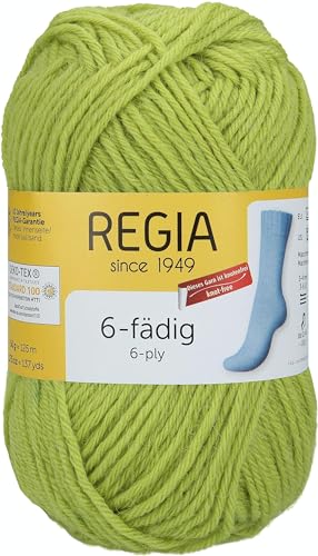 Schachenmayr Regia 6-Fädig Uni, 50G limette Handstrickgarne Schachenmayr Regia 6-Fädig Uni, 50G limette Handstrickgarne von Regia