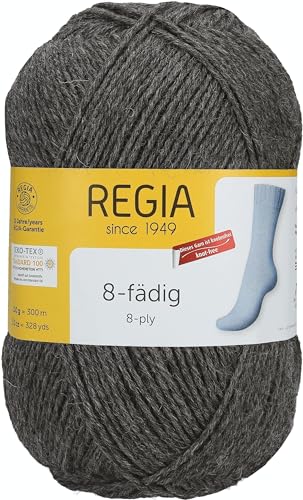 Schachenmayr Regia 8-Fädig, 150G mittelgrau meliert Handstrickgarne Schachenmayr Regia 8-Fädig, 150G mittelgrau meliert Handstrickgarne von Regia