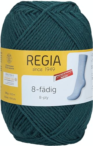 Regia Schachenmayr 8-Fädig, 150G Petrol Handstrickgarne von Regia