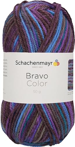 Schachenmayr Bravo Color 9801421-02086 violett Handstrickgarn, Häkelgarn von Schachenmayr since 1822