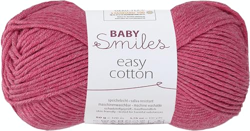 Schachenmayr Baby Smiles Easy Cotton, 50G himbeere Handstrickgarne von Schachenmayr since 1822