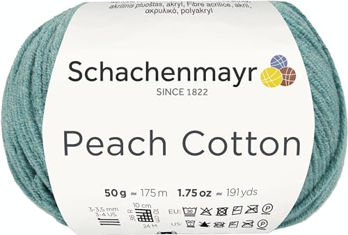 Schachenmayr Peach Cotton, 50G petrol Handstrickgarne von Schachenmayr since 1822