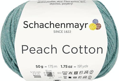 Schachenmayr Peach Cotton, 50G Petrol Handstrickgarne von Schachenmayr since 1822