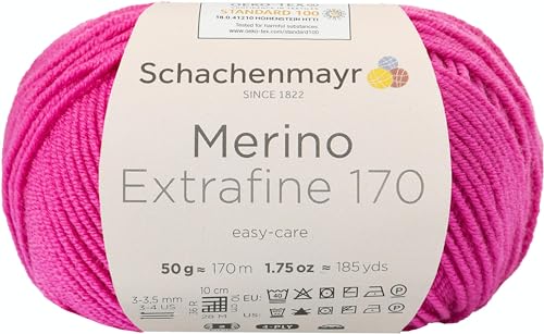 Schachenmayr Merino Extrafine 170 9807551-00037 pink Handstrickgarn, Schurwolle Schachenmayr Merino Extrafine 170 9807551-00037 pink Handstrickgarn, Schurwolle von Schachenmayr since 1822