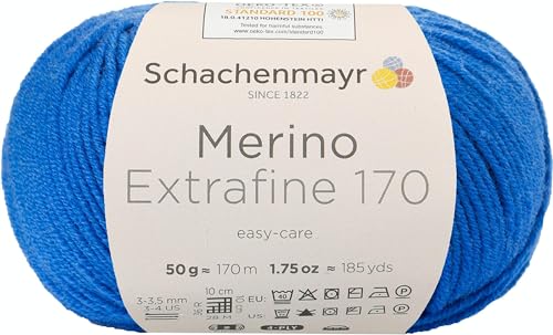 Schachenmayr Merino Extrafine 170 9807551-00051 royal Handstrickgarn, Schurwolle von Schachenmayr since 1822