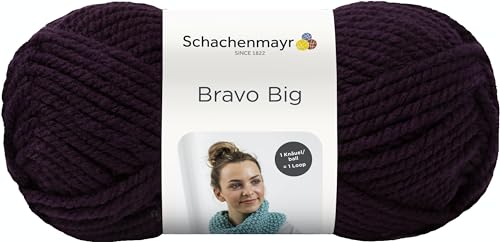 Schachenmayr Bravo Big, 200G aubergine Handstrickgarne von Schachenmayr since 1822