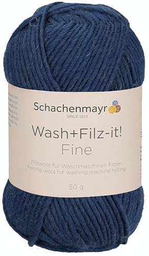 Schachenmayr Wash+Filz-It! Fine, 50G indigo Filzgarne von Schachenmayr since 1822