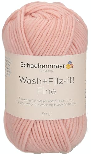 Schachenmayr Wash+Filz-It! Fine, 50G rosa Filzgarne von Schachenmayr since 1822