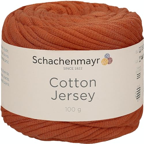 Schachenmayr Cotton Jersey, 100G terracotta Handstrickgarne von Schachenmayr since 1822
