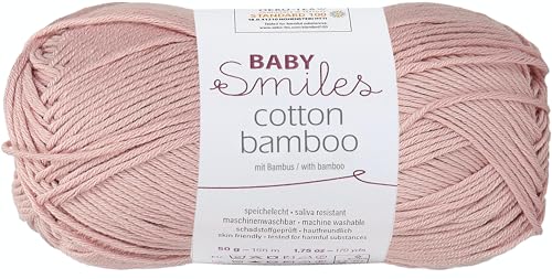 Schachenmayr Baby Smiles Cotton Bamboo, 50G altrosa Handstrickgarne von Schachenmayr since 1822