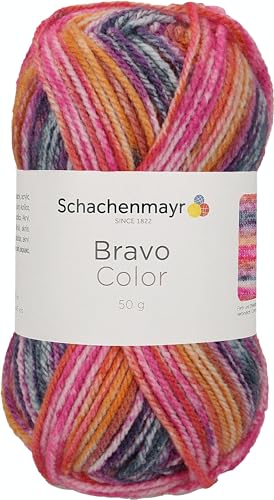 Schachenmayr Bravo Color 9801421-02124 lollipop color Handstrickgarn, Häkelgarn von Schachenmayr since 1822