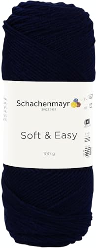 Schachenmayr Soft & Easy, 100G Marine Handstrickgarne von Schachenmayr since 1822