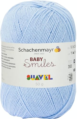 Schachenmayr Baby Smiles Suavel 9814876-01054 pale blue Handstrickgarn, Häkelgarn, Babygarn von Schachenmayr since 1822