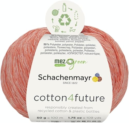 Schachenmayr 9807377-00035 Handstrickgarne, Baumwolle / 50% Polyester, Coral, onesize, 100 Meter Schachenmayr 9807377-00035 Handstrickgarne, Baumwolle / 50% Polyester, Coral, onesize, 100 Meter von Schachenmayr since 1822