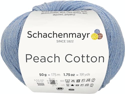 Schachenmayr Peach Cotton, 50G sky blue Handstrickgarne von Schachenmayr since 1822
