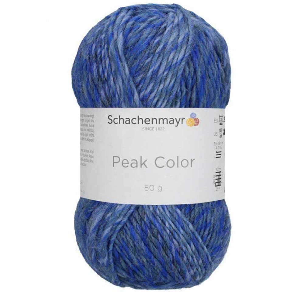 Schachenmayr Peak Color Wolle mit Farbverlauf zum Stricken & Häkeln Häkelwolle, 150,00 m (50g Farbverlaufswolle, Strickgarn, Handstrickgarn, Strickwolle), Dochtgarn von Schachenmayr