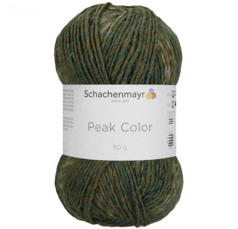 Schachenmayr Peak Color Wolle mit Farbverlauf zum Stricken & Häkeln Häkelwolle, 150,00 m (50g Farbverlaufswolle, Strickgarn, Handstrickgarn, Strickwolle), Dochtgarn von Schachenmayr