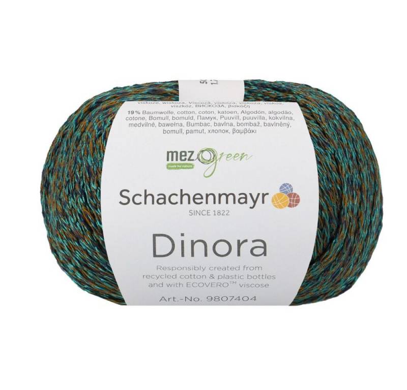 Schachenmayr Wolle Dinora 50g Sommerwolle zum Stricken und häkeln Häkelwolle, 115,00 m (mit dezentem Glanz / Gliztereffekt, Strickwolle, Strickgarn, Handstrickgarn), 45% Polyester, 36% Viskose, 19% Baumwolle, 9807404 von Schachenmayr