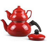 Traditioneller Teekessel & Wasserkessel, Rot von Schäfer Electronics
