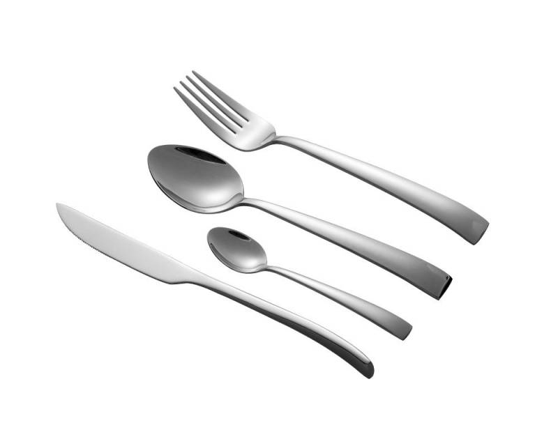 Schäfer Elektronik Besteck-Set Besteckset 24 teilig für 6 Personen Edelstahl Metallic-Silber (24-tlg) von Schäfer Elektronik