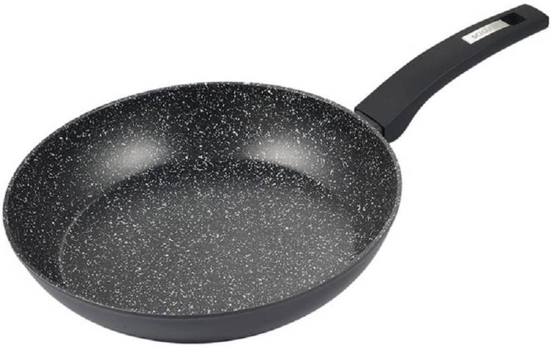 Schäfer Elektronik Bratpfanne Bratpfanne Ø 24cm "Marble Black" Pfanne 12336 Antihaftbeschichtung von Schäfer Elektronik