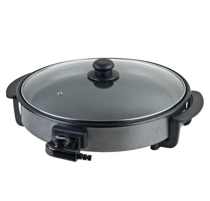 Schäfer Elektronik Elektrische Pizzapfanne Pizza Pan Pfanne 1500W Multifunktionspfanne Grillpfanne, 1500 W von Schäfer Elektronik