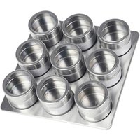 SCHÄFER Gewürzdosenset silber Edelstahl von SCHÄFER