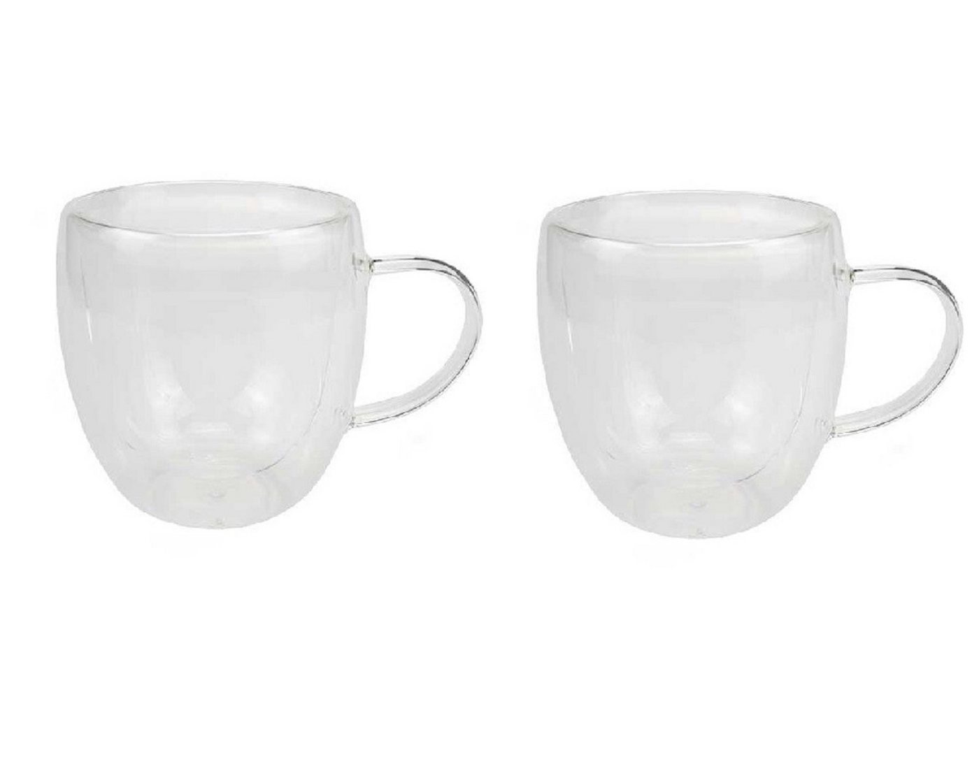 Schäfer Gläser-Set 2er Set Doppelwandiges Thermoglas mit Henkel Doppelwand transparent Schäfer Gläser-Set 2er Set Doppelwandiges Thermoglas mit Henkel Doppelwand transparent von Schäfer