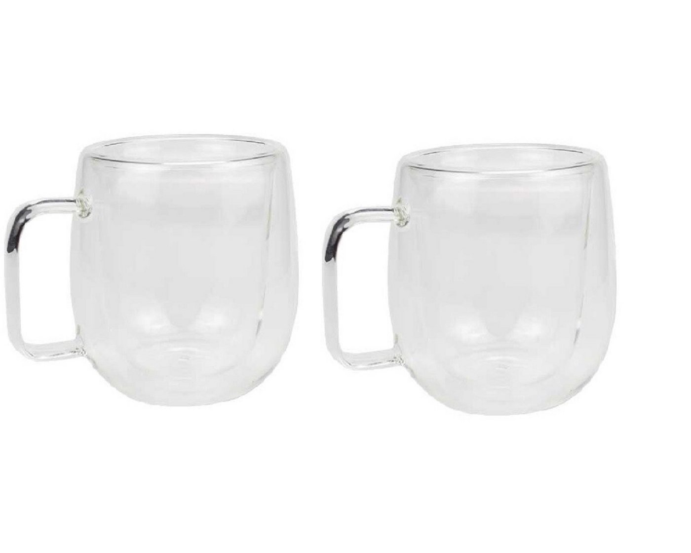 Schäfer Gläser-Set 2er Set Doppelwandiges Thermoglas mit Henkel Doppelwand transparent Schäfer Gläser-Set 2er Set Doppelwandiges Thermoglas mit Henkel Doppelwand transparent von Schäfer
