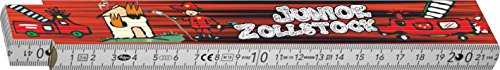 Schaeffer-Marketing (550005) ZOLLSTOCK! Witziger Kinder Gliedermaßstab/Meterstab 2 Meter mit Motiv Feuerwehr - ein lustiges Geschenk für Mädchen und Jungen. von Schaeffer-Marketing