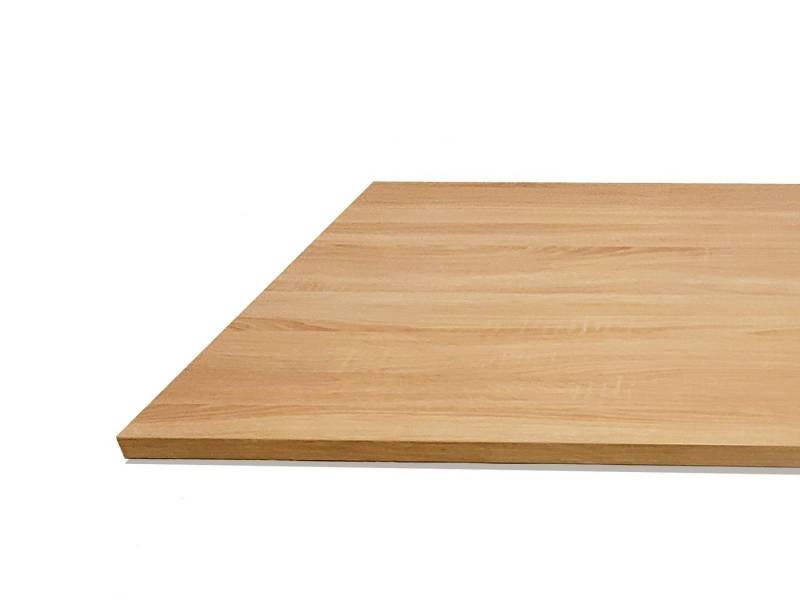Schaff Tischplatte Eiche, 160 / 180x80 cm, 25 mm starkem Holzverbundstoff von Schaff