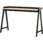 Schaffenburg Schreibtisch Domestico Eiche, Schwarz 120 x 60 cm von Schaffenburg