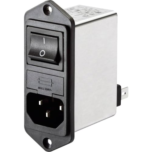 Schaffner FN 281-1-06 FN 281-1-06 Netzfilter mit Schalter, mit Kaltgerätebuchse 250 V/AC 1 A 7.5 mH 1 St. von Schaffner