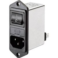 Schaffner FN 281-1-06 FN 281-1-06 Netzfilter mit Schalter, mit Kaltgerätebuchse 250 V/AC 1A 7.5 mH von Schaffner