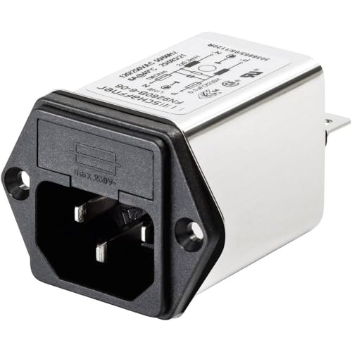 Schaffner FN 9260-2-06 FN 9260-2-06 Netzfilter mit Schalter, mit Kaltgerätebuchse 250 V/AC 2 A 2.7 mH (B x H) 46 mm x 3 von Schaffner