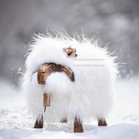 Premium Designer Kinderhocker "Moritz Der Wilde Bua" Schafhocker Weiß Tierhocker Premium Designer Kinderhocker "Moritz Der Wilde Bua" Schafhocker Weiß Tierhocker von Schafhocker