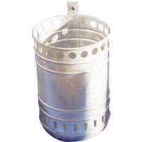 Schake Abfallbehälter 30l, rund, Höhe ca. 495 mm, Ø ca. 300 mm, beschichtet von Schake